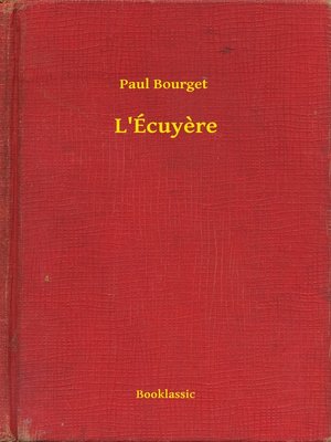 cover image of L'Écuyere